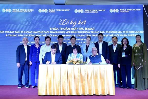 Các Trung tâm thương mại thế giới Bình Dương, Mumbai và Thẩm Dương ký kết hợp tác