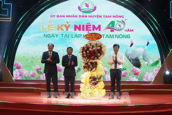 Bước tiến dài của huyện Tam Nông sau 40 năm tái lập