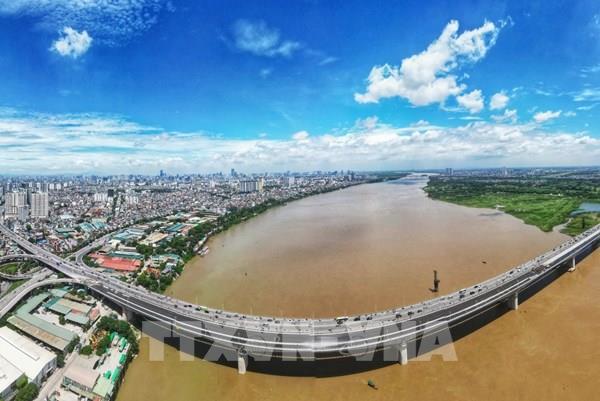 Cận cảnh Dự án cầu Vĩnh Tuy (giai đoạn 2) trước ngày thông xe