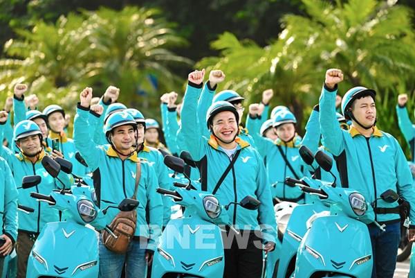 Dịch vụ xe máy điện Xanh SM Bike ra mắt tại Hà Nội