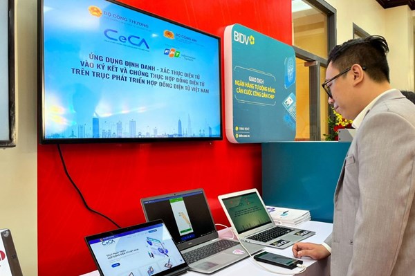 Ứng dụng định danh trên Trục phát triển hợp đồng điện tử Việt Nam