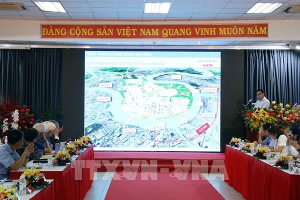 Thiết kế cầu Thủ Thiêm 4 tính đến khai thác lợi thế khu cảng Sài Gòn