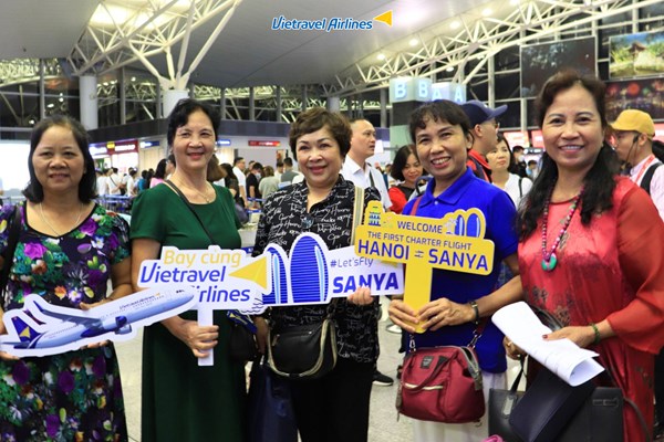 Vietravel Airlines thực hiện chuyến bay thẳng đầu tiên đến Trung Quốc