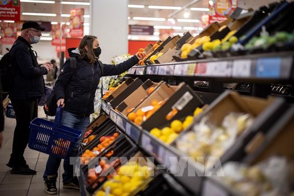 Lạm phát tại Anh giảm xuống mức thấp nhất kể từ năm 2021