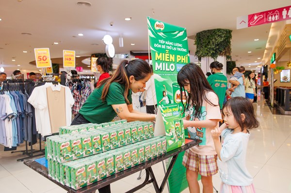 Nestlé MILO gửi tặng gần 3 triệu hộp MILO nhân ngày Khai giảng