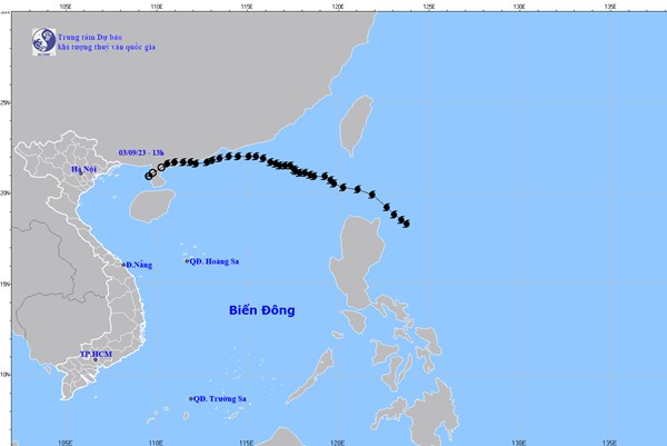 Thông tin cuối cùng về bão số 3
