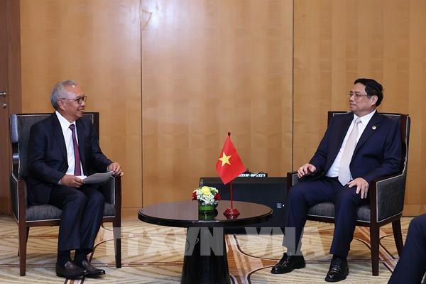 Thủ tướng Phạm Minh Chính tiếp các doanh nghiệp hàng đầu Indonesia