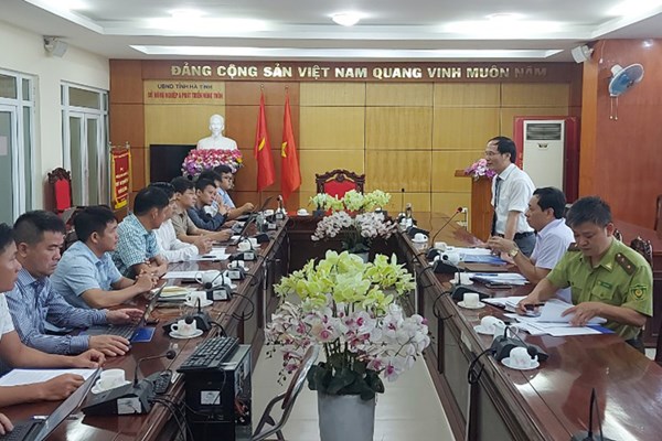 EVNNPT làm việc với tỉnh Hà Tĩnh về chuyển mục đích sử dụng rừng dự án đường dây 500 kV mạch 3 