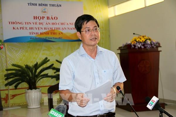Bình Thuận thông tin làm rõ việc chuyển đổi hơn 600 ha rừng để làm hồ nước Ka Pét