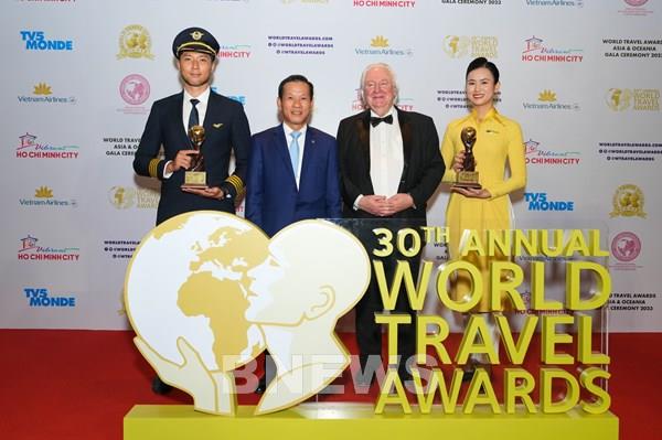 Vietnam Airlines nhận bốn giải thưởng tại World Travel Awards 2023