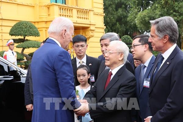 Lễ đón chính thức Tổng thống Hoa Kỳ Joe Biden