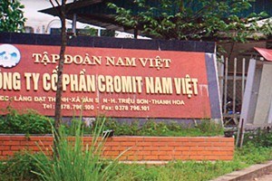 Xử phạt Công ty Cromit Nam Việt 3 tỷ đồng do vi phạm đến môi trường ở Thanh Hóa