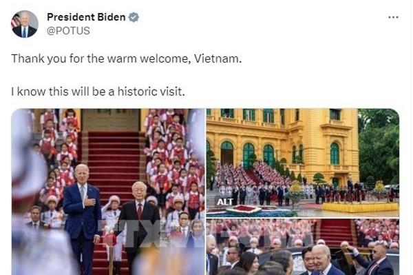 Tổng Thống Mỹ Joe Biden đánh Giá Chuyến Thăm Việt Nam Là "thời Khắc ...