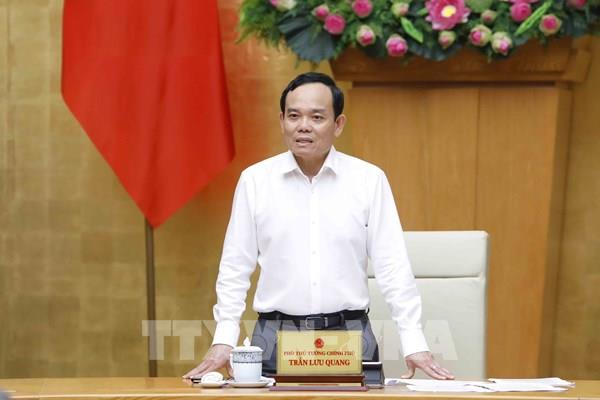 Phó Thủ tướng Trần Lưu Quang đôn đốc giải ngân vốn đầu tư công