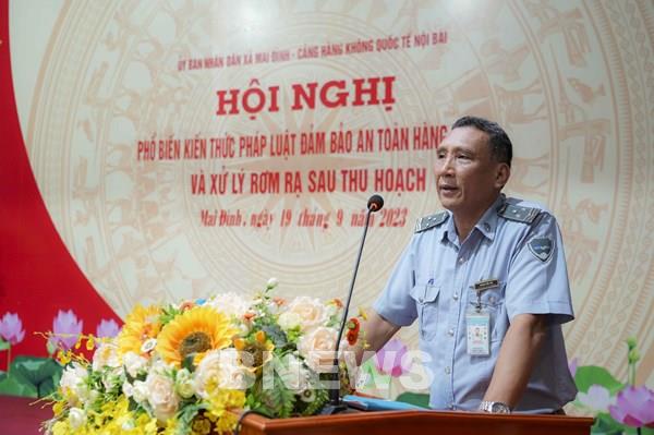 Khuyến cáo không đốt rơm rạ, thả diều gây mất an toàn hàng không