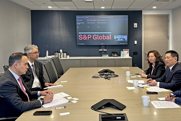 Bộ trưởng Hồ Đức Phớc đánh giá cao vai trò các tổ chức xếp hạng tín nhiệm S&P và Moody's 