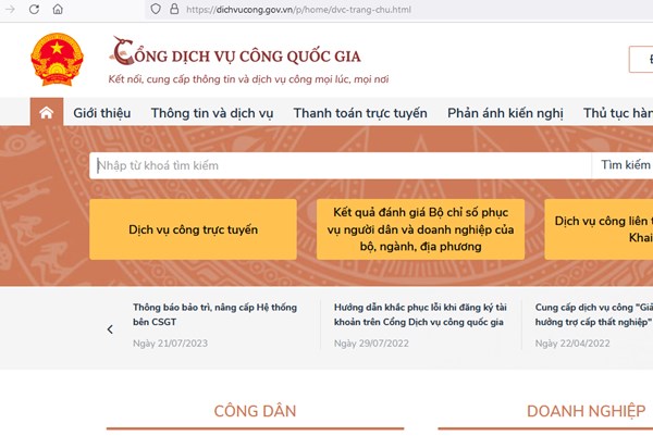 Lượng hồ sơ đổi giấy phép lái xe qua Cổng dịch vụ công ở nhiều nơi thấp