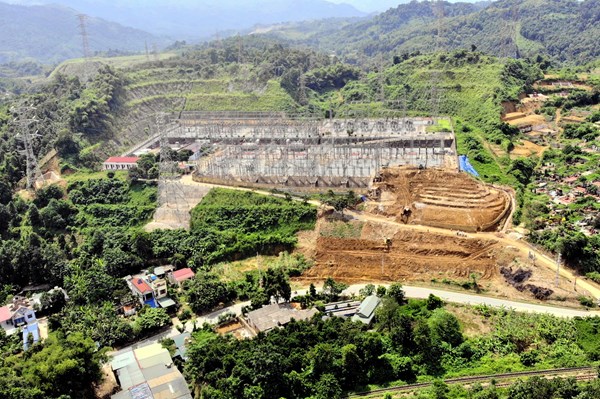 Khẩn trương xử lý sụt lún tại trạm biến áp 220kV Lào Cai