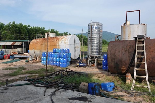 Tái chế nhớt thải thành dầu diesel đem tiêu thụ tại TP. Hồ Chí Minh