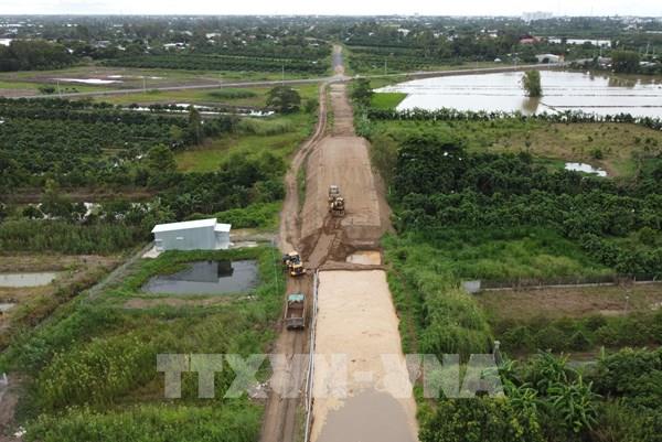 Tăng tốc thi công tuyến đường tránh thành phố Cao Lãnh