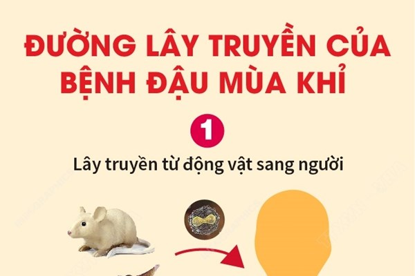 Đường lây truyền của bệnh Đậu mùa khỉ