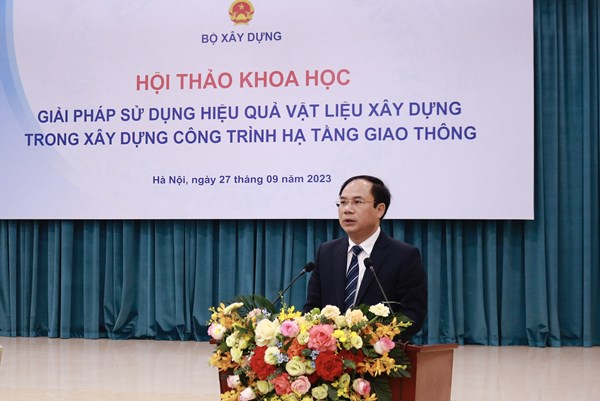 Sử dụng hiệu quả vật liệu thay thế trong xây dựng cao tốc