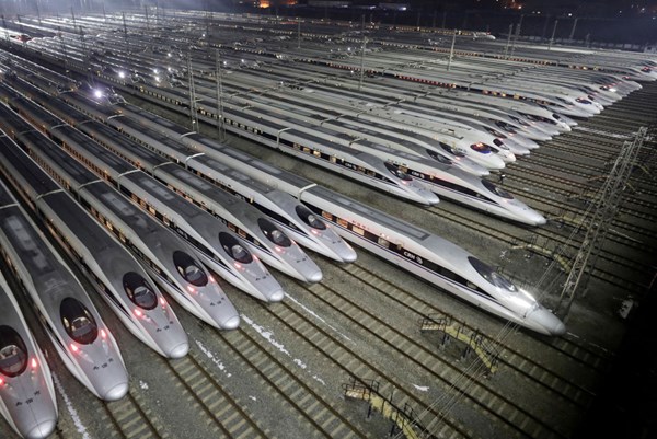 Bước tiến vượt bậc của Trung Quốc về đường sắt cao tốc