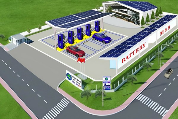 Tận dụng năng lượng tái tạo cho hệ thống trạm sạc xe điện  