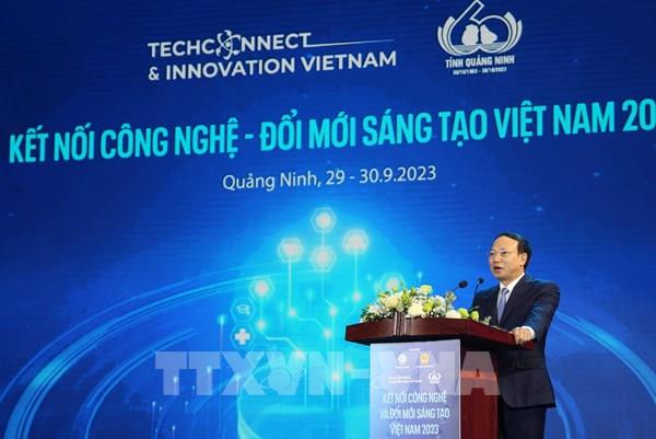 Phó Thủ tướng Trần Lưu Quang dự khai mạc Sự kiện Kết nối công nghệ-đổi mới sáng tạo Việt Nam 2023