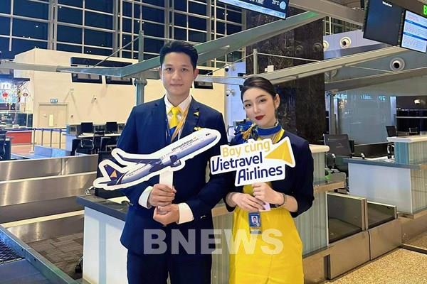 Vietravel Airlines thực hiện chuyến bay đầu tiên nối Nha Trang và Muan (Hàn Quốc)