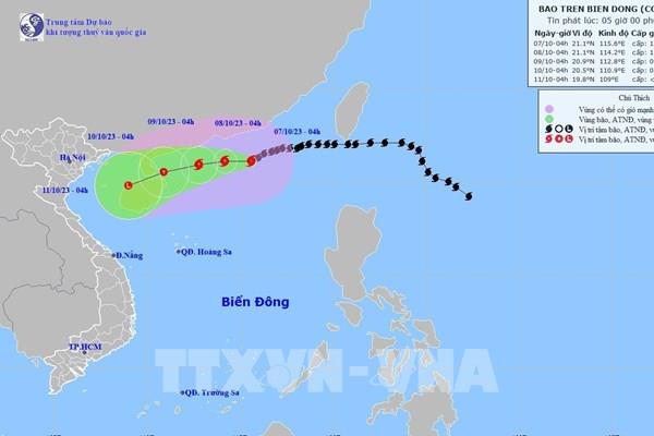 Ảnh hưởng bão số 4: Nơi nào sẽ có mưa rất to?