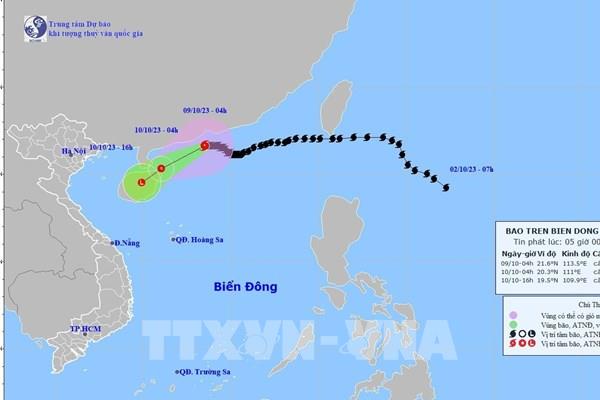 Dự báo thời tiết hôm nay 9/10: Bão số 4 suy yếu thành áp thấp nhiệt đới