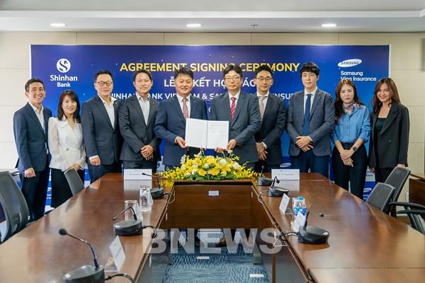 Shinhan Việt Nam ký kết hợp tác kinh doanh với Bảo hiểm Samsung Vina