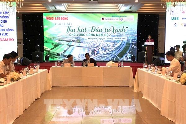 Thu hút đầu tư xanh cho vùng Đông Nam bộ