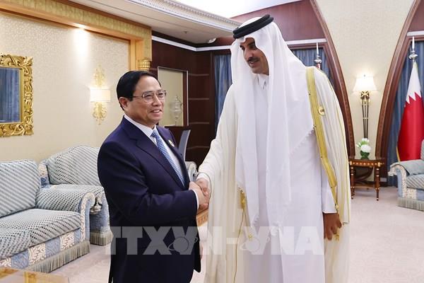 Thủ tướng Phạm Minh Chính tiếp lãnh đạo một số nước Vùng Vịnh