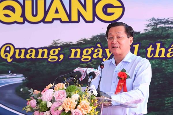 Phó Thủ tướng Lê Minh Khái phát lệnh khởi công tuyến cao tốc Tuyên Quang – Hà Giang