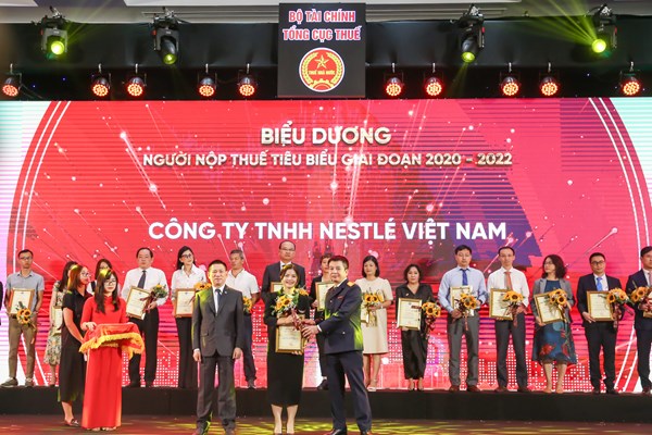 Nestlé Việt Nam nằm trong danh sách đóng thuế TNDN lớn nhất Việt Nam