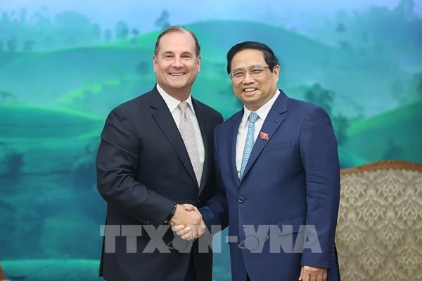 Thủ tướng Phạm Minh Chính tiếp Chủ tịch, Giám đốc điều hành Tập đoàn Marriott