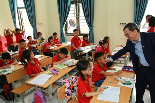 Khánh thành trường tiểu học tại Hưng Yên do BSR tài trợ