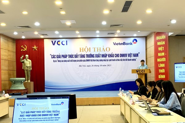 Tiếp sức doanh nghiệp nhỏ và vừa xuất nhập khẩu tăng trưởng cuối năm  