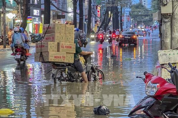 Cần Thơ: Triều cường bắt đầu vượt báo động 3