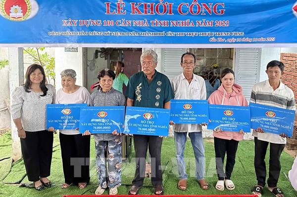 Cần Thơ: Khởi công 100 căn nhà tình nghĩa cho các gia đình chính sách, người có công