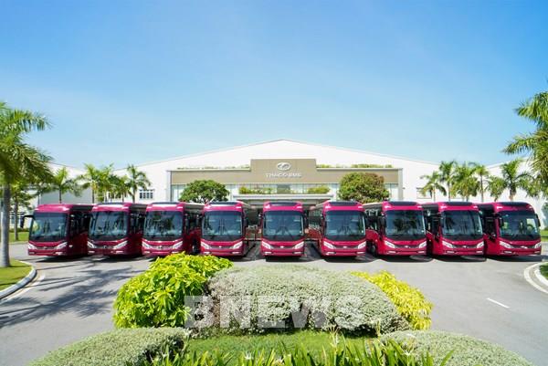 THACO AUTO ra mắt sản phẩm xe bus giường nằm cao cấp ở Philippines