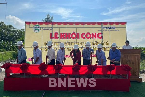 THACO ủng hộ 2,35 tỷ đồng xây dựng cầu ở An Giang