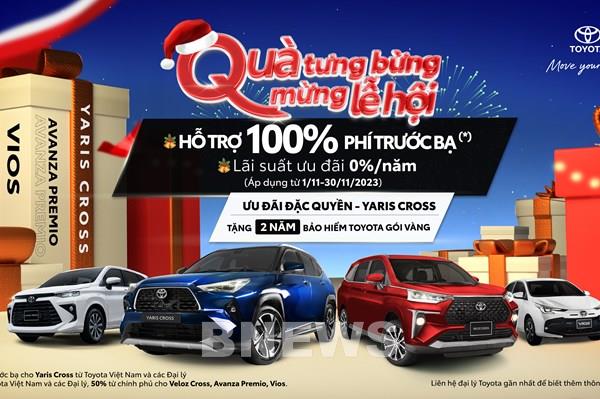 Bảng giá xe Toyota tháng 11, nhận ưu đãi Vios và chi phí lăn bánh