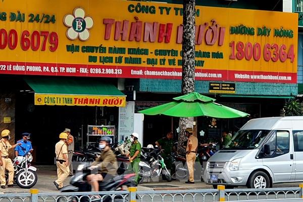 Tước giấy phép kinh doanh vận tải nhà xe Thành Bưởi 3 tháng