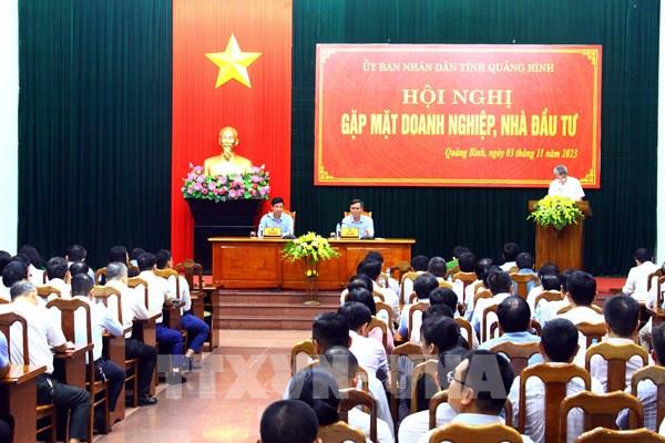 Quảng Bình tháo gỡ khó khăn cho doanh nghiệp và nhà đầu tư
