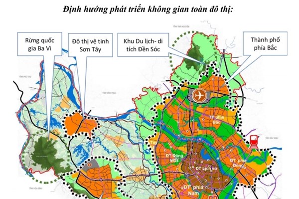Định hướng điều chỉnh quy hoạch Thủ đô Hà Nội có gì mới?