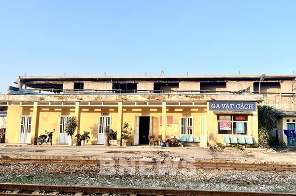 Gấp rút thi công dự án nâng cấp ga và đường kết nối cảng Vật Cách (Hải Phòng)