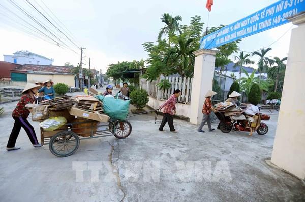 Hội Liên hiệp Phụ phái nữ tỉnh Tỉnh Thái Bình "Biến rác rến thải trở thành tiền"